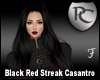 Black Red Streak Casantr