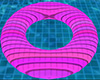Pink Patchwork Swim Ring Tube