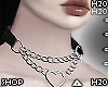 💧Collar Heart Silver