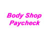 The Body Shop Paycheck