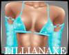 [la] Blue bra top