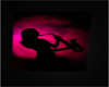 Sax player pink pic