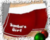 Santas Girl Shorts red