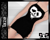 -T- Sexy Skull Dress Blk