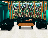 MDF EMERALD COUCH W/POSE