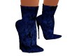 MJ-Dark Blue Ankle Boots