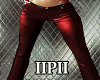 IIPII Red Latex Jeans
