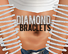{V} Diamond Braclets