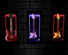 CD Neon Rock Guitar Art