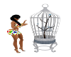 SILVER BIRD CAGE