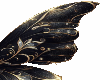 black and gold wings