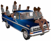 old blue ford truck