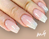 M-French Milky Nails