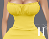 Mini dress yellow