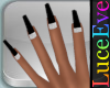 V2 Black Chispia Nails