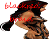 black red braid
