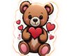 Glow Teddy Bear Love