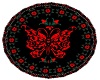 Round Rug Butterfly
