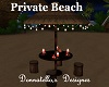 private beach tiki table