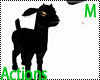 Action. Pet Black Goat M