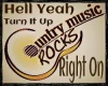 Country Music Rocks Sign