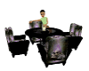 skull table set