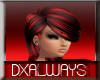 Dx Chic Hair Red/Black