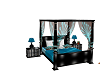 Teal Canopy Bed