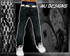 MJ*WhiteFlash Jeans