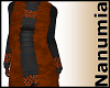 autumn dress+fur vest 2