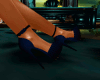 dark blue sparkle heels