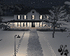 Winter Farmhouse Night