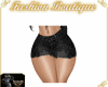 NJ] Black  Riped skirt