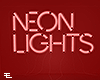 Neon lights red