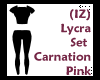 (IZ) Lycra Set Carnation