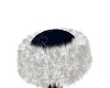 black winter fur hat