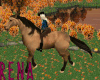 Animated Buckskin Horse
