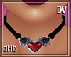 *dHb*blod heart Necklace