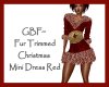 GBF~Fur Trim Red MIni