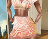 Peach Leaf Dress