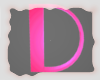 A: Letter D pink