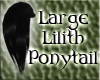 Soft Black Lilith Tail L