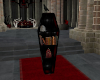 (S)Coffin bookcase raven