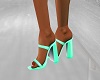 Stylish Aqua Heels