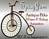 Antique Animated Bicycle