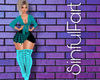 S♥ Teal Full Fit