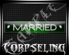 Married Tag - Green