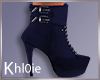 K luna navy boots