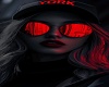 cutout oculos red