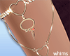 Nala Gold Arm Chains M
